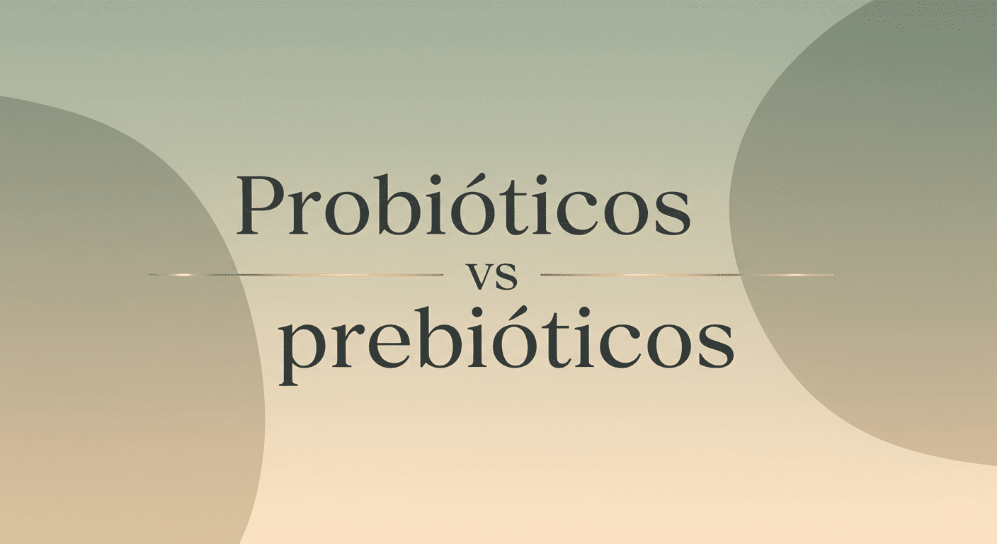 Probióticos vs prebióticos